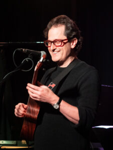 Guido playing ukulele